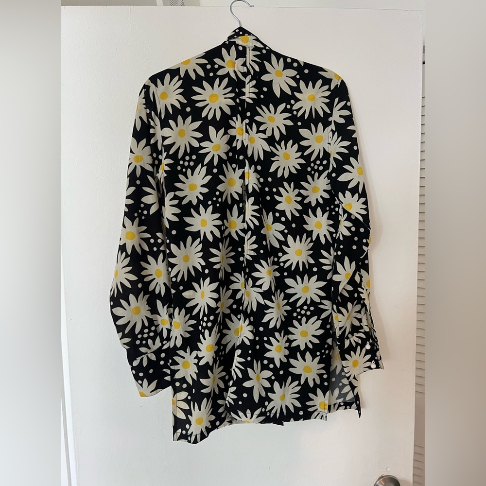 Solid & Striped Floral Button Down Top & Cover Up - image 6